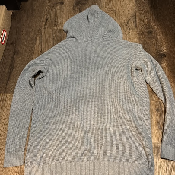 Women’s Verve Ami baby blue hooded cardigan size small - Picture 5 of 5